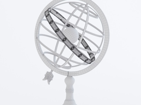 Armillary Sphere Sculpture by Darby Home 3D Model