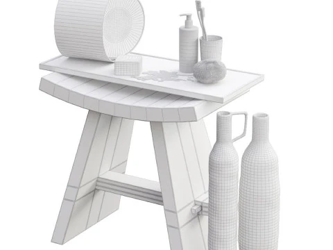 Bathroom small detail 3D Model