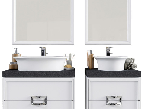 Canaletto Bathroom Furniture 3D Model