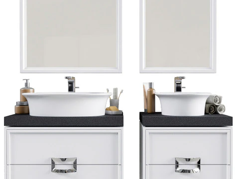 Meubles de salle de bain Canaletto Modèle 3D