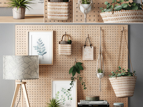 Maisons du Monde Decoration Set 3Dモデル