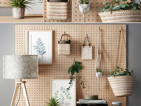 Maisons du Monde Dekorationsset 3D Modell