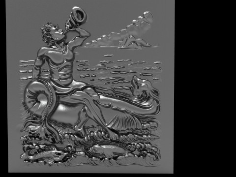 ТРИТОН ПАНЕЛЬ 3D Модель