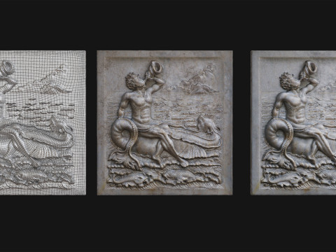 ТРИТОН ПАНЕЛЬ 3D Модель