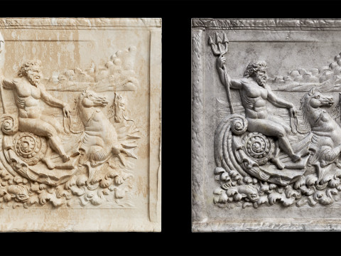 Rilievo di Nettuno Modello 3D