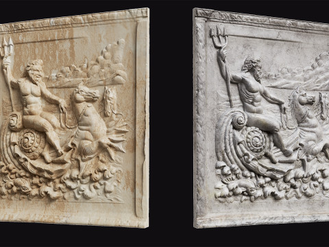 Rilievo di Nettuno Modello 3D