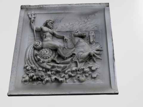 Rilievo di Nettuno Modello 3D