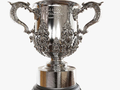 리그 컵 트로피 3D 모델