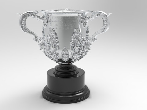 Trofee voor de League Cup 3D Model