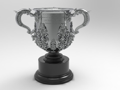 Trofee voor de League Cup 3D Model