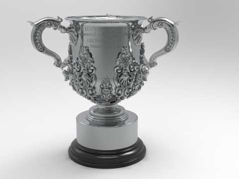 Trofee voor de League Cup 3D Model