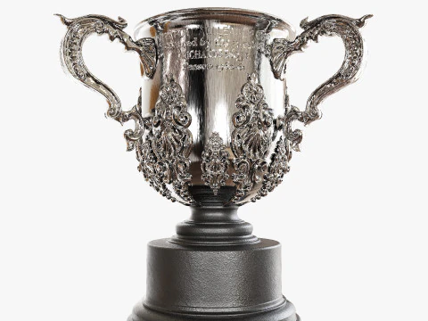 League Cup Trophy 3D Model