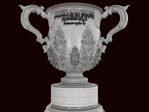 Trofee voor de League Cup 3D Model