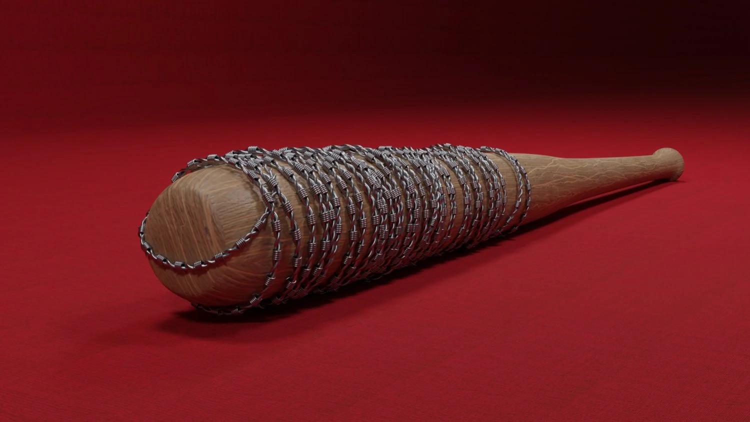 Lucille-The Walking dead 3D Model .c4d .max .obj .3ds .fbx .stl .blend 