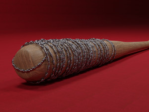 Lucille-The Walking dead 3D Model