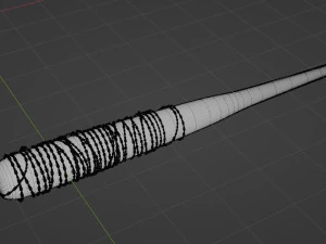 Lucille-The Walking dead 3D Model