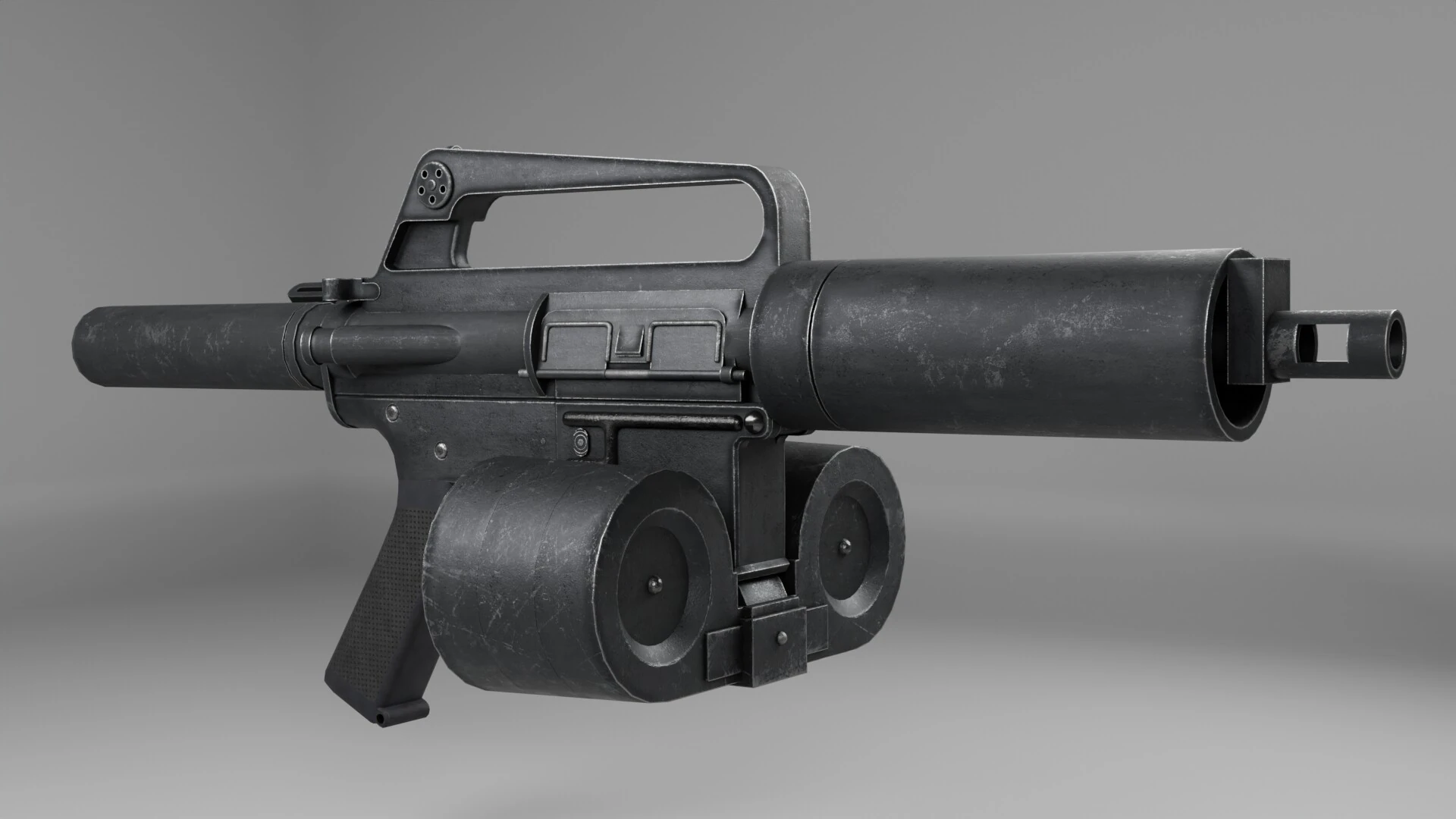 The Patriot Fanmade Weapon 3D Model .c4d .max .obj .3ds .fbx .stl .blend 