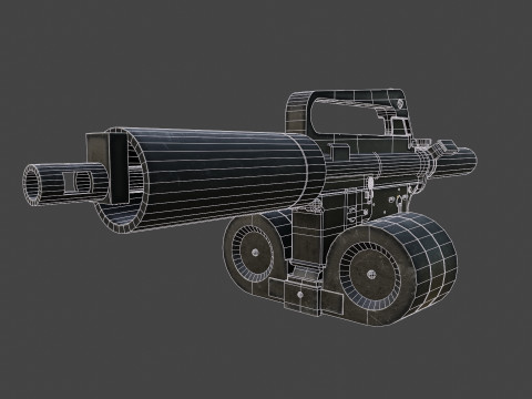 The Patriot Fanmade Weapon Modello 3D