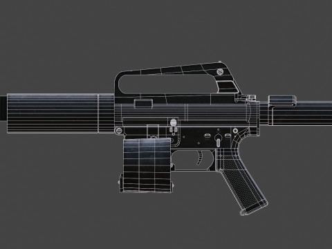 The Patriot Fanmade Weapon Modello 3D
