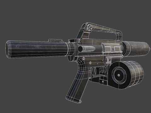 The Patriot Fanmade Weapon Modello 3D