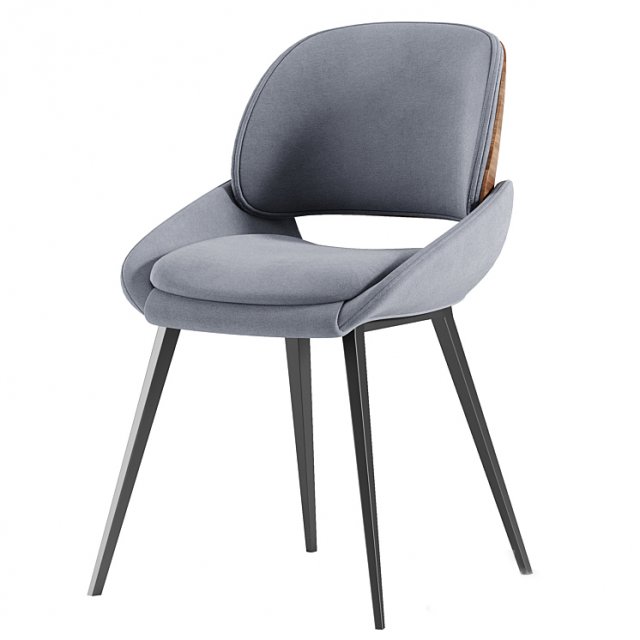 Salvo Modern Chair 3D Model .c4d .max .obj .3ds .fbx .stl .blend 