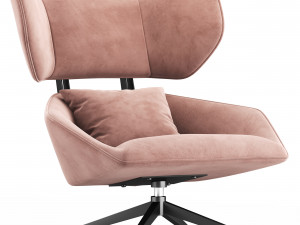 B Modern armchair 3D मॉडल