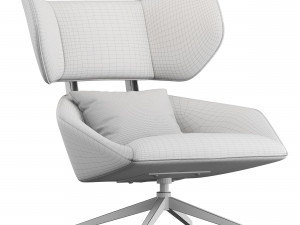 B Modern armchair 3D मॉडल