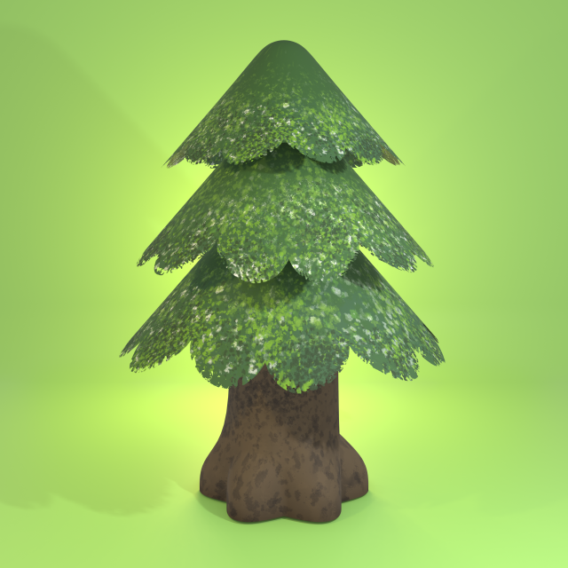 Pine tree 3D Model .c4d .max .obj .3ds .fbx .stl .blend 