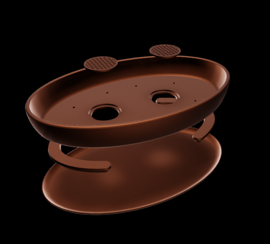 Bonsai Pot Oval 003 Modelo de impresión 3D .c4d .max .obj .3ds .fbx .stl .blend 