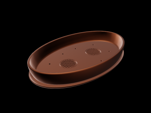 Bonsai Pot Oval 003 Modelo de impresión 3D