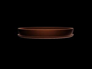 Bonsai Pot Oval 003 Modelo de impresión 3D