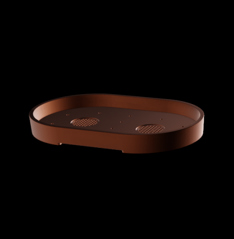 Bonsai Pot Oval 005 Modello di stampa 3D .c4d .max .obj .3ds .fbx .stl .blend 