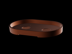Bonsai Pot Oval 005 3D Print Model