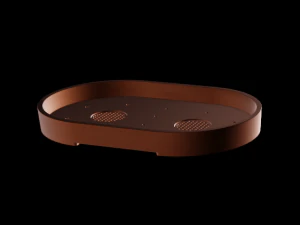 Pote Bonsai Oval 005 Modelo de Impressão 3D