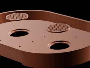 Bonsai Pot Oval 005 Modello di stampa 3D