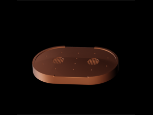Bonsai Pot Oval 005 Modello di stampa 3D