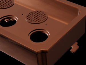 Bonsai Pot rectangular 001 3D Print Model