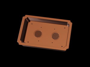 Bonsai Pot rectangular 001 Model Cetak 3D