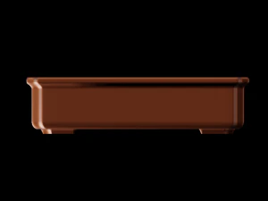 Bonsai Pot rectangular 001 3D Print Model