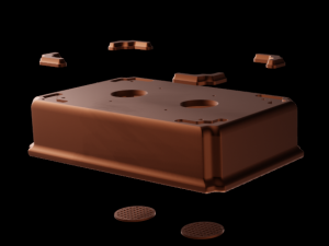 Bonsai Pot rectangular 001 Model Cetak 3D