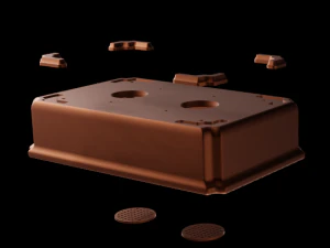 Bonsai Pot rectangular 001 3D Print Model