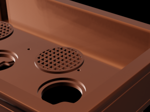 Bonsai Pot rectangular 002 3D Принт Модель
