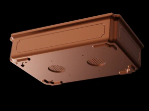 Bonsai Pot rectangular 002 3D Print Model