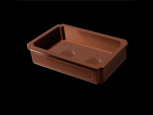 Bonsai Pot rectangular 002 3D Принт Модель