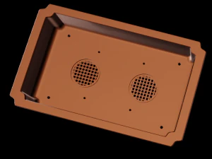 Bonsai Pot rectangular 002 3D Print Model