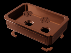 Bonsai Pot rectangular 002 3D Принт Модель