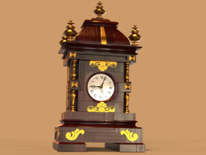 Modelado Reloj Antiguo 3D Model