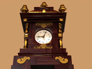 Modelado Reloj Antiguo 3D Model