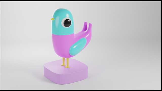 Low poly pigeon model CG Dokuları .c4d .max .obj .3ds .fbx .stl .blend 