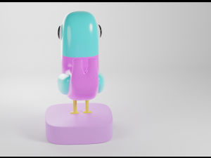 Low poly pigeon model CG Dokuları